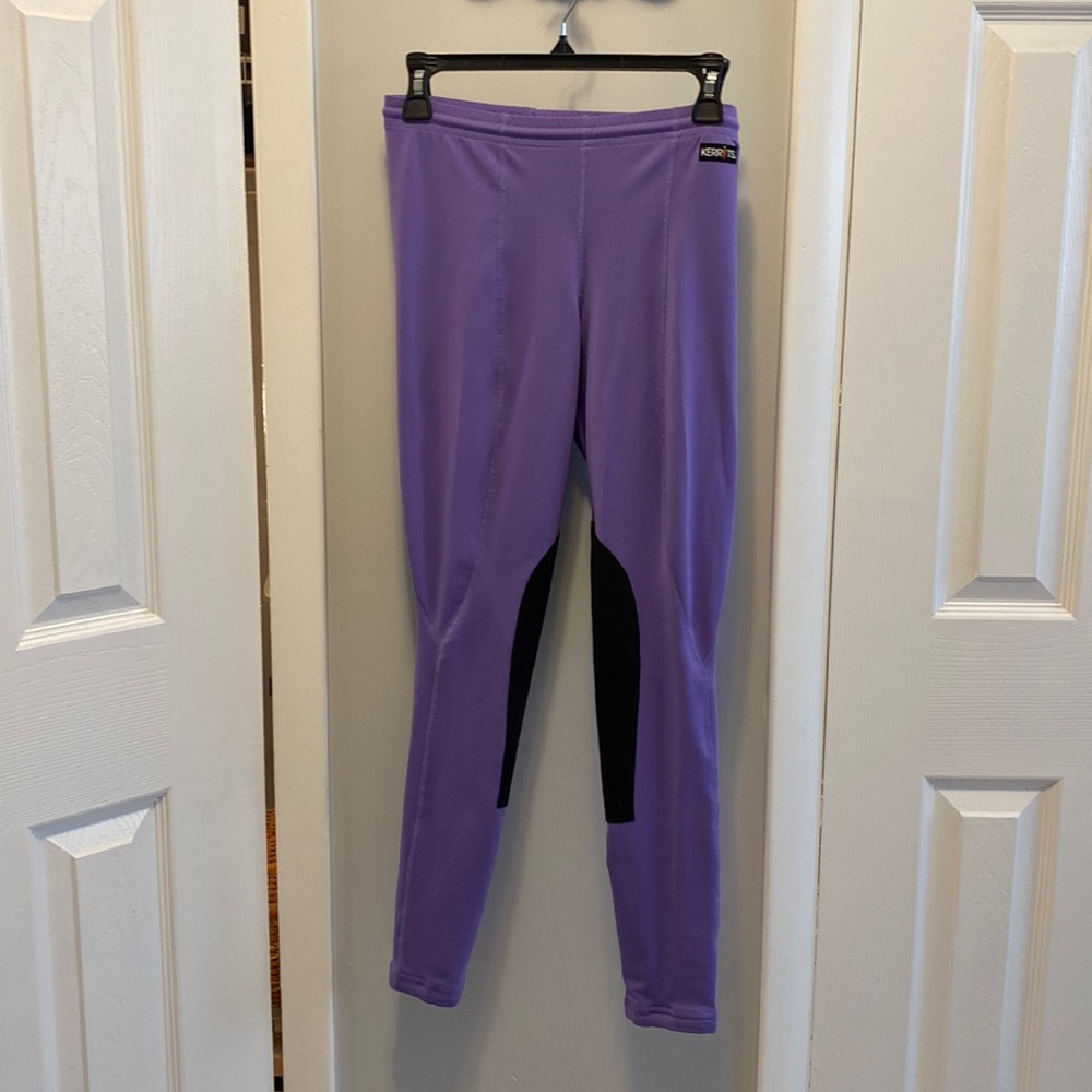 Kerrits Riding Pants Jodphurs Purple Knee Patch Small